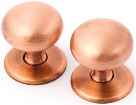 solid copper cabinet knobs